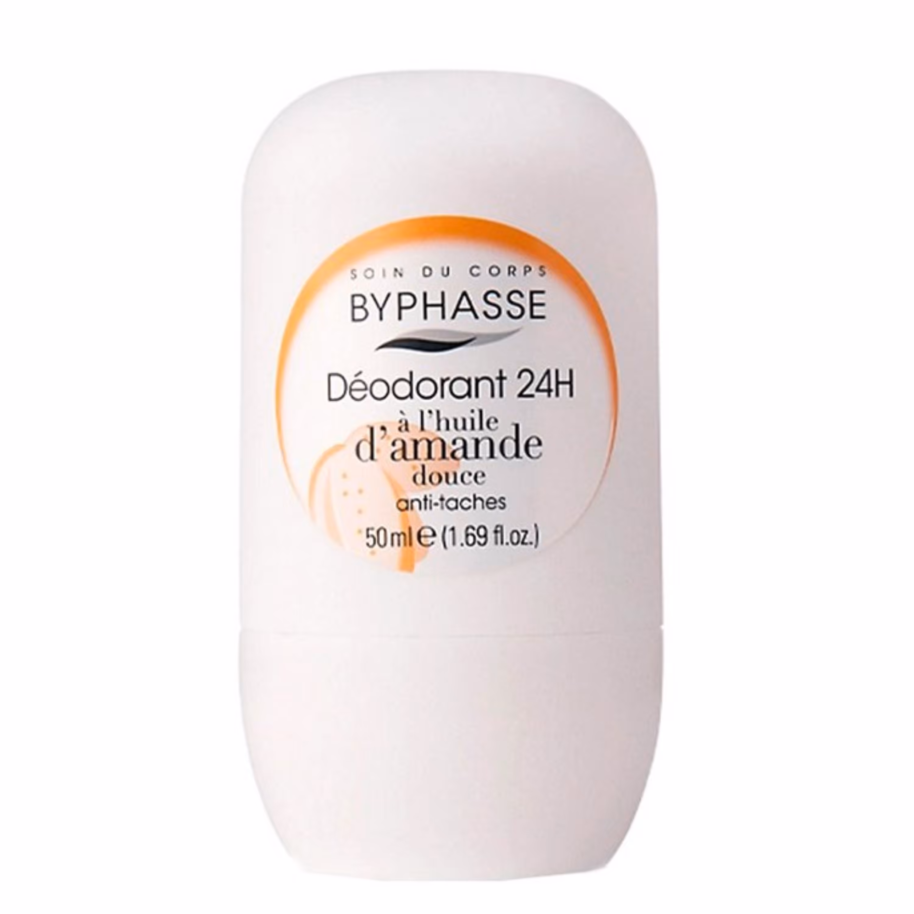 مام رول بایفس مدل بادام شیرین رل ضدتعریق Byphasse 24H deodorant sweet almond oil (