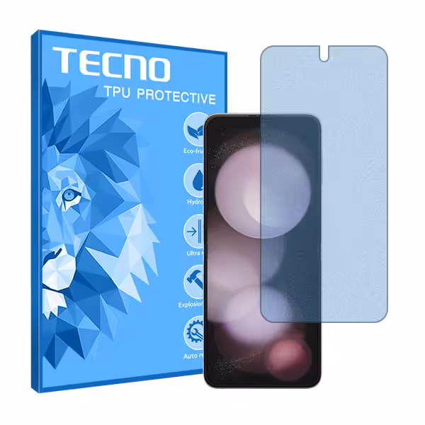 گلس سامسونگ Galaxy Z Flip5 مدل مات آنتی بلو برند تکنو کد S