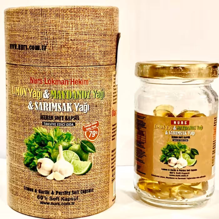 سافت ژل سیر، لیمو وجعفری ترکیه دارای هولوگرام اصالت  کالا