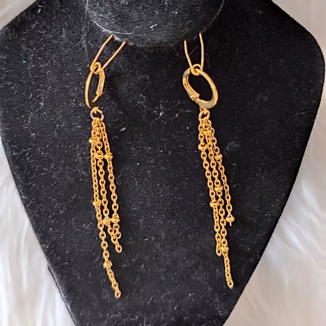 گوشواره زنجیر خلخال 