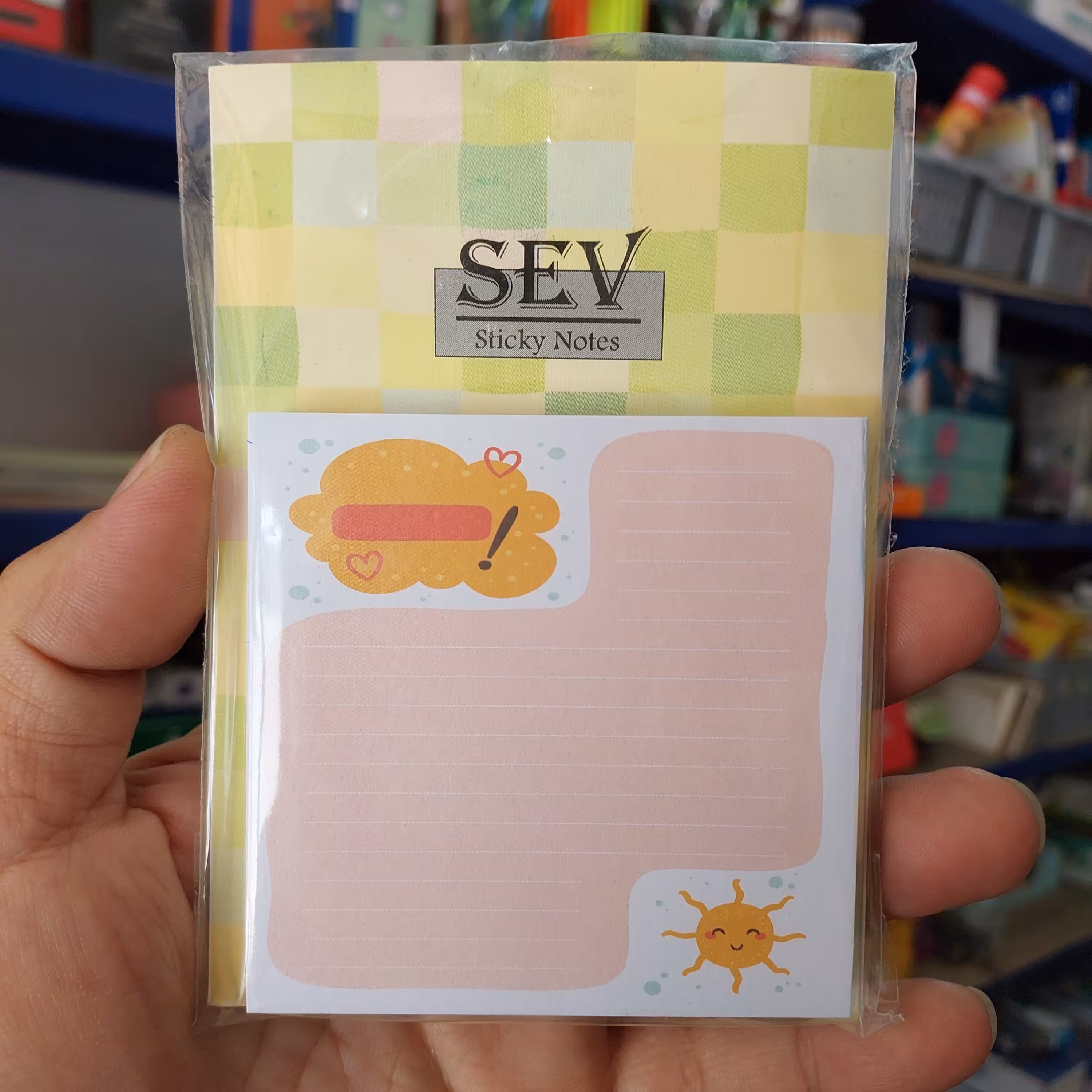 یادداشت چسبی خط دار  نارنجی سایز  76 در76 میلی متر