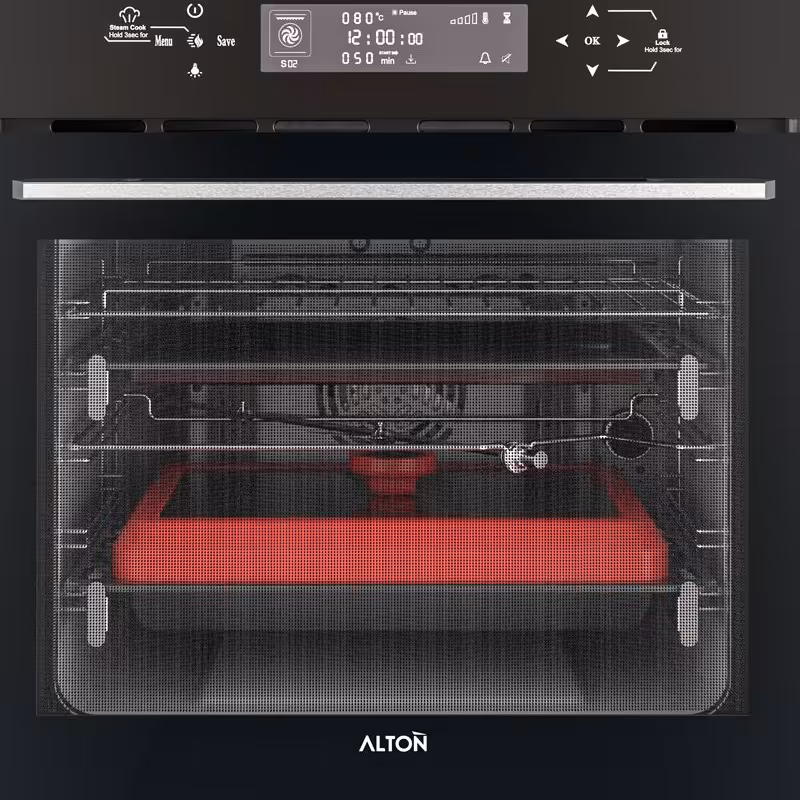 فر آلتون تمام برق همراه با بخار پز   سری V500  (پس کرایه ) هزینه ارسال به عهده مشتری