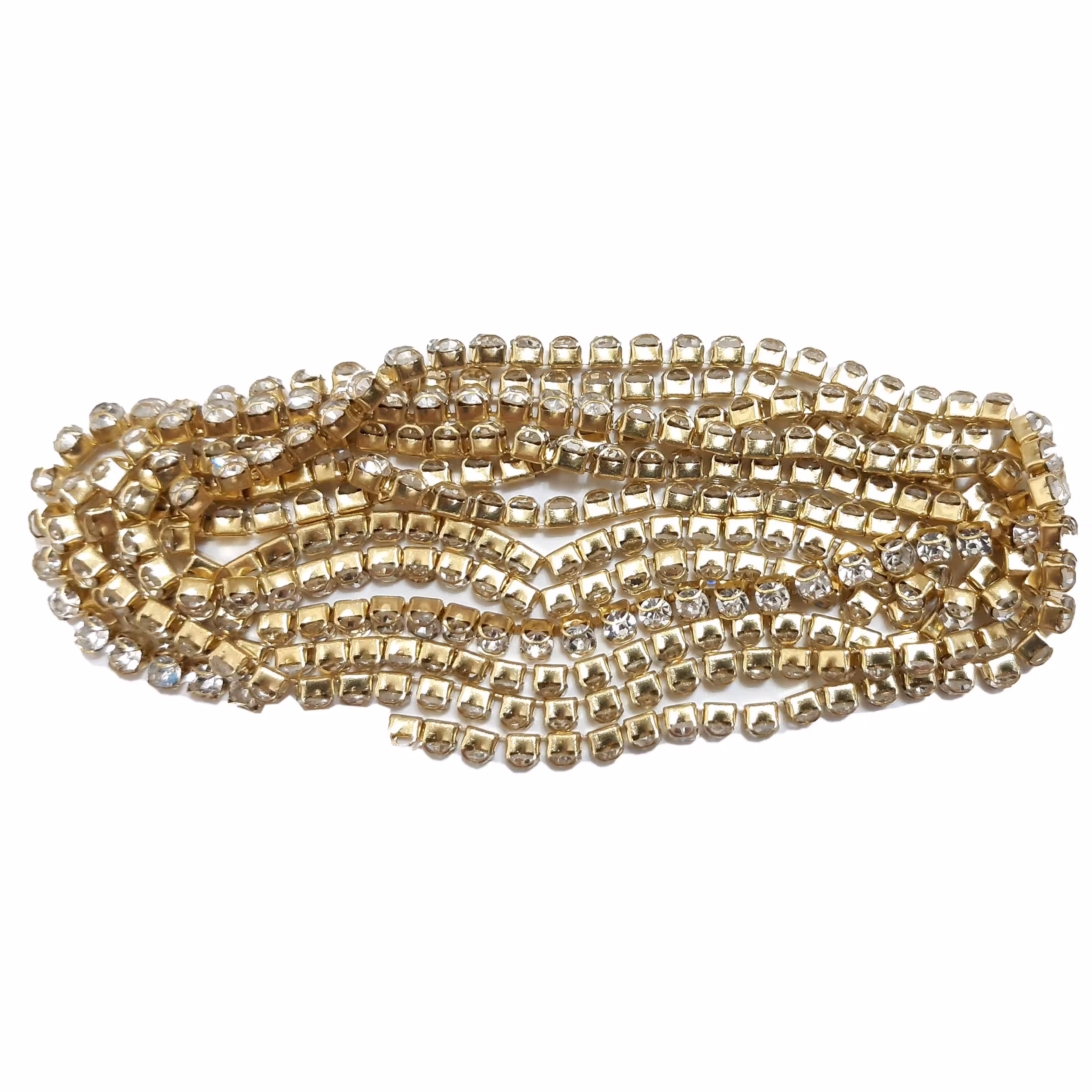 نگین متری طلایی سایز 8