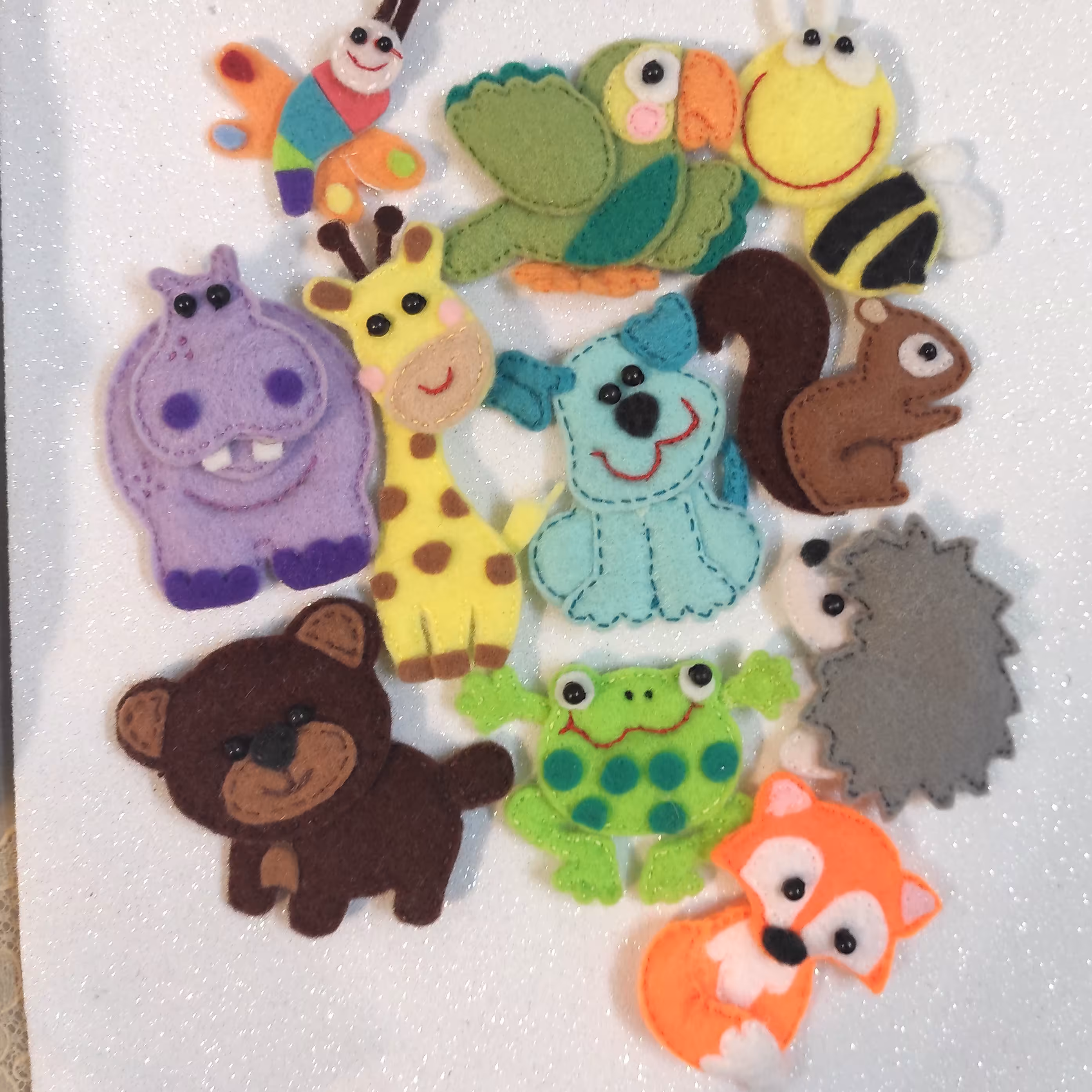 حیوانات جنگل نمدی 