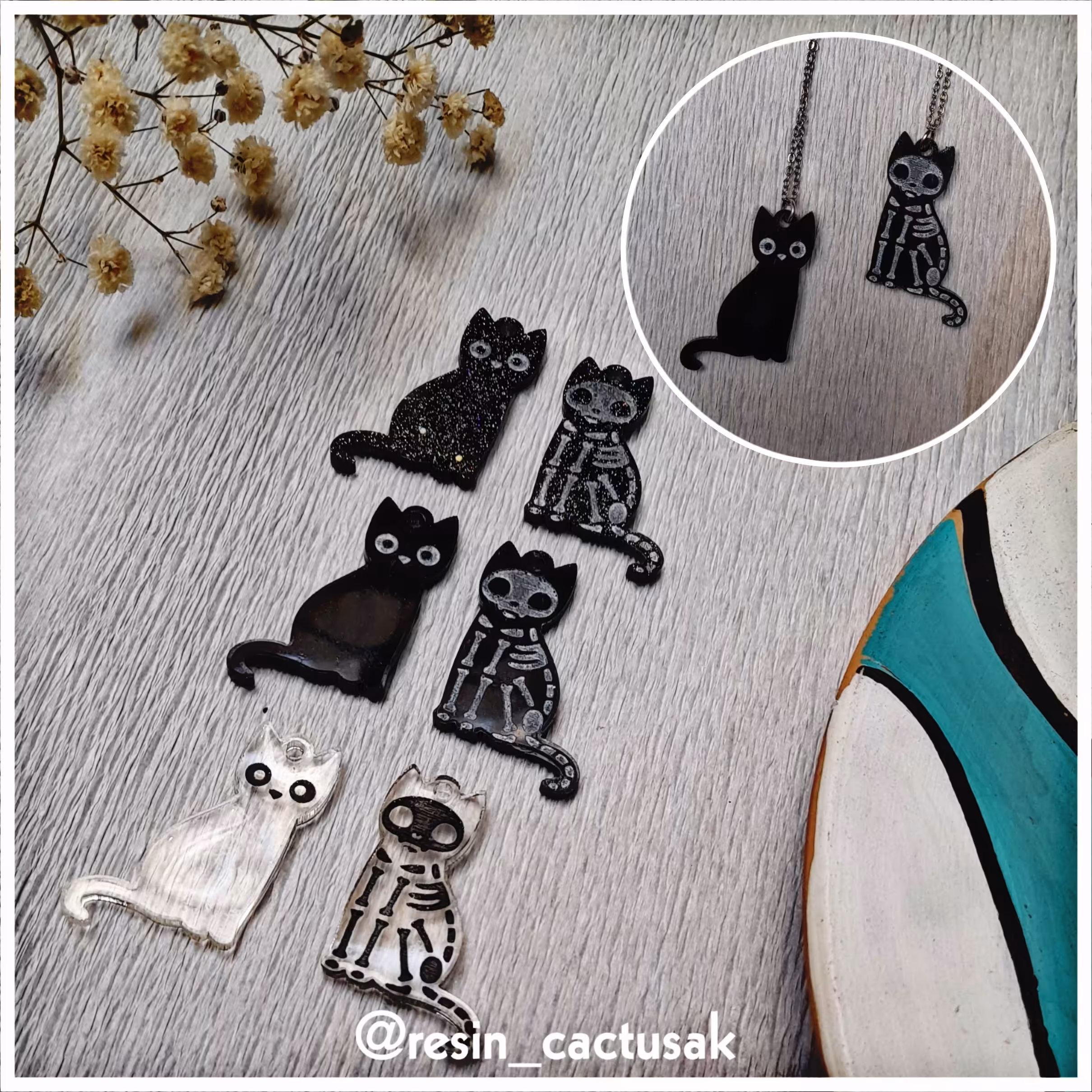 ست  دو نفره گردنبند گربه