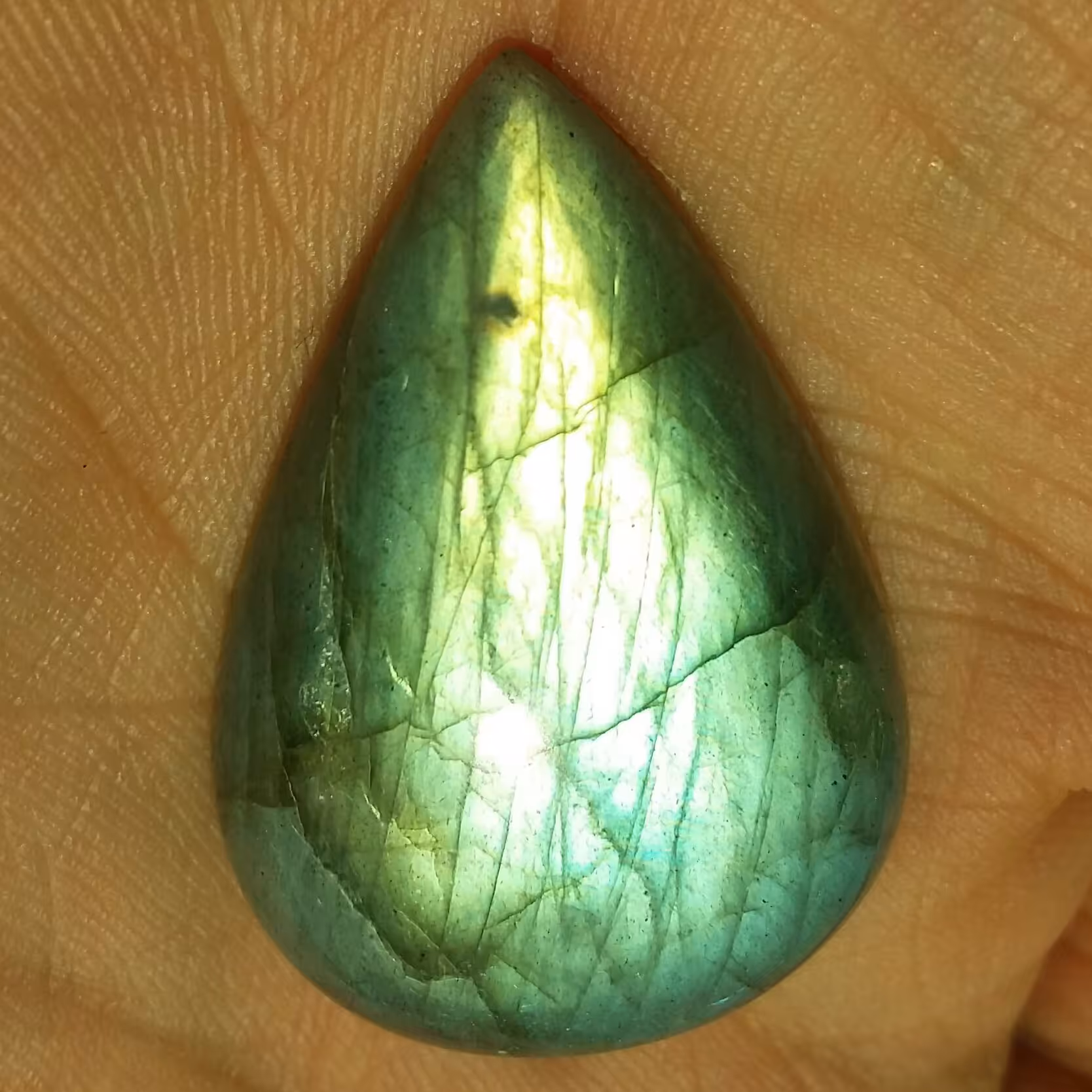 نگین غولپیکر لابرادوریت وارداتی خاااااص 100درصد طبیعی شاهکار خلقت