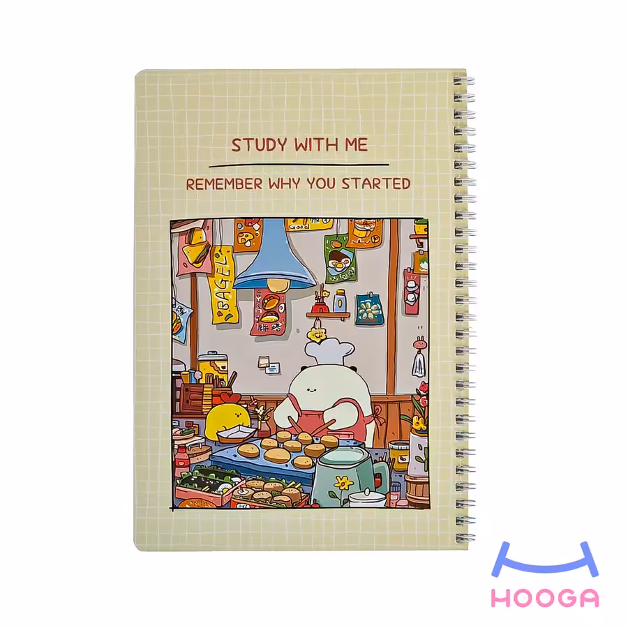 دفتر مشق 50 برگ حاشیه دار سری خرس و خرگوش طرح 6