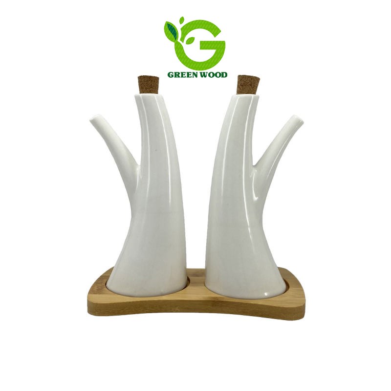 ست آبلیمو خوری ظرف روغن ریز بامبو سرامیک 3 پارچه مدل H-97 کد Gw52101004