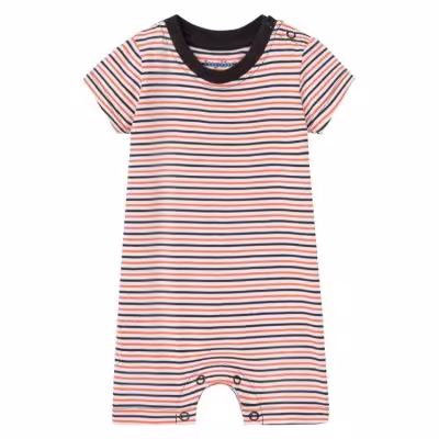 رامپر بچگانه برند آلمانی lupilu سایز 1تا2 ماه راه راه رامپر لوپیلو