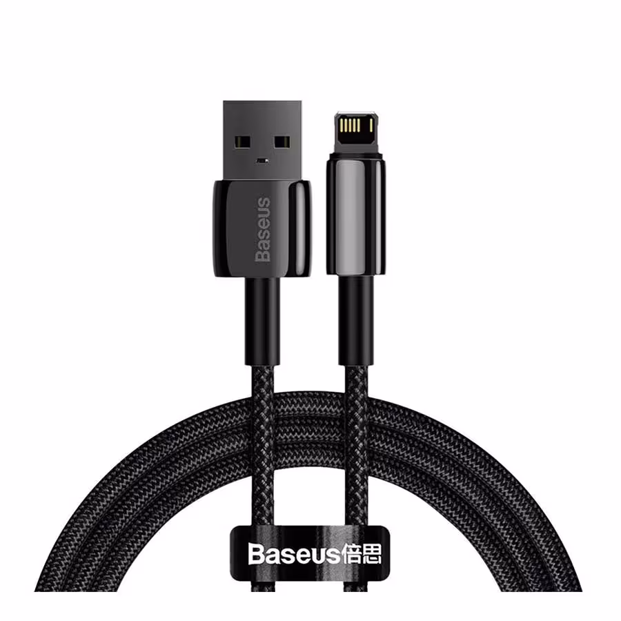 قیمت و خرید کابل تبدیل 1 متری USB به لایتنینگ بیسوس Tungsten Gold CALWJ-01 | یاس ارتباط