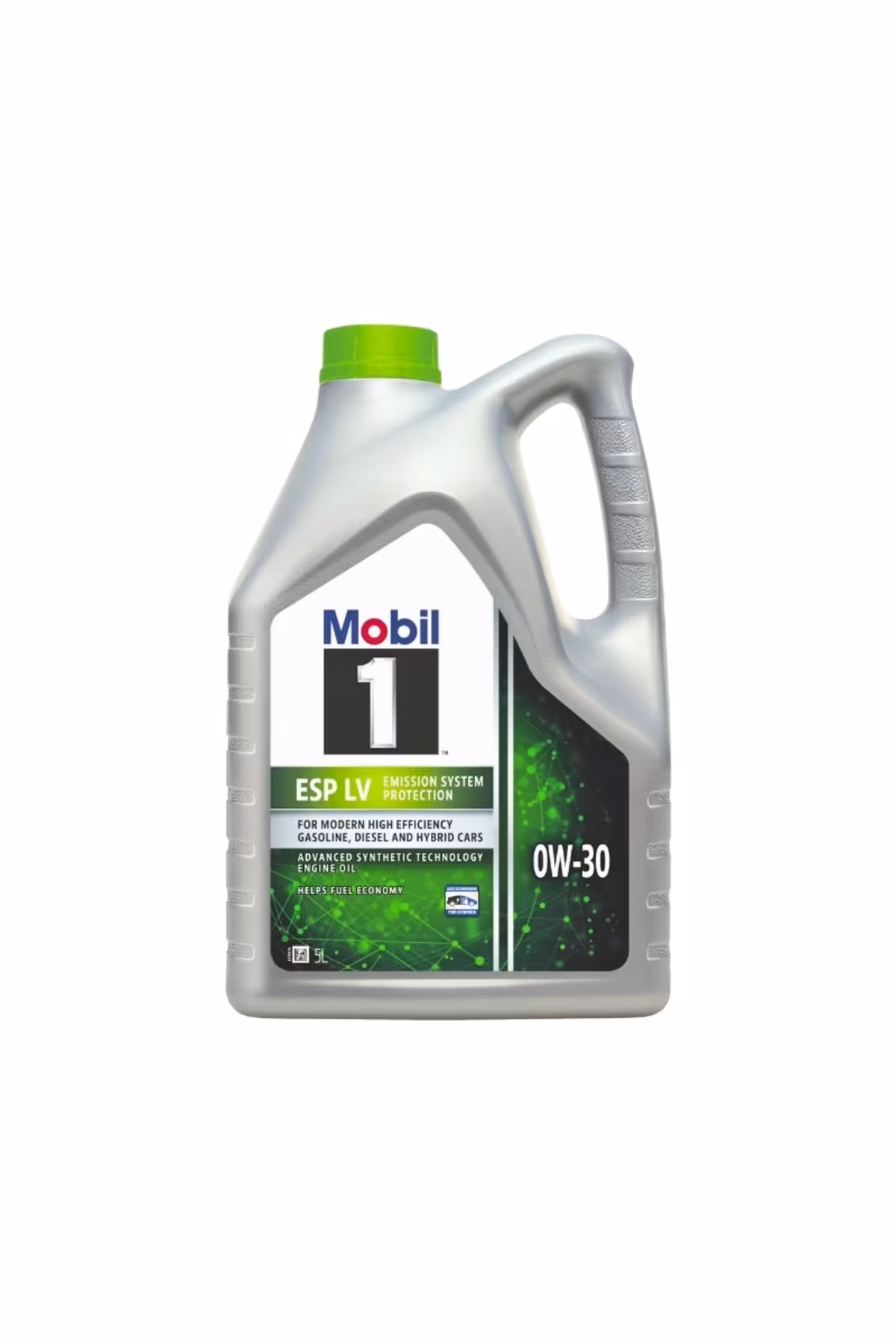 روغن و مکمل موتور 1 ESP LV 0W 30 مصنوعی کامل پیشرفته 5 LT. Mobil