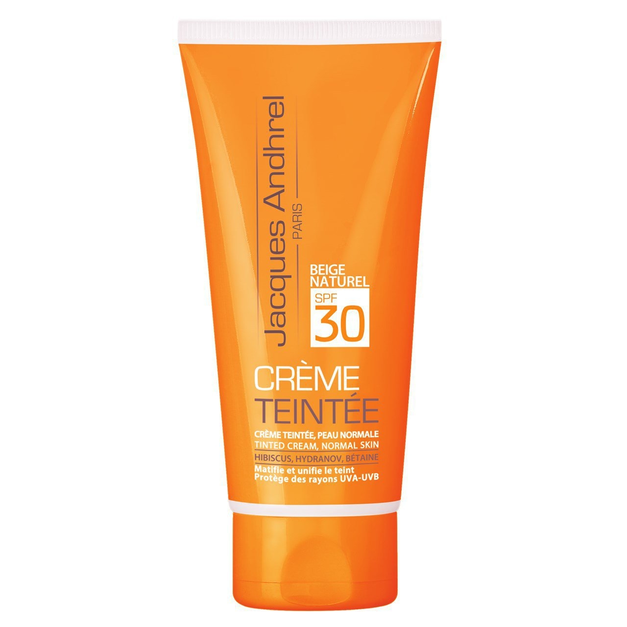 کرم ضد آفتاب رنگی  ژاک آندرل پاریس مخصوص پوست خشک و معمولی مدل CREAM TINTED SPF 30 حجم 50 میلی لیتر