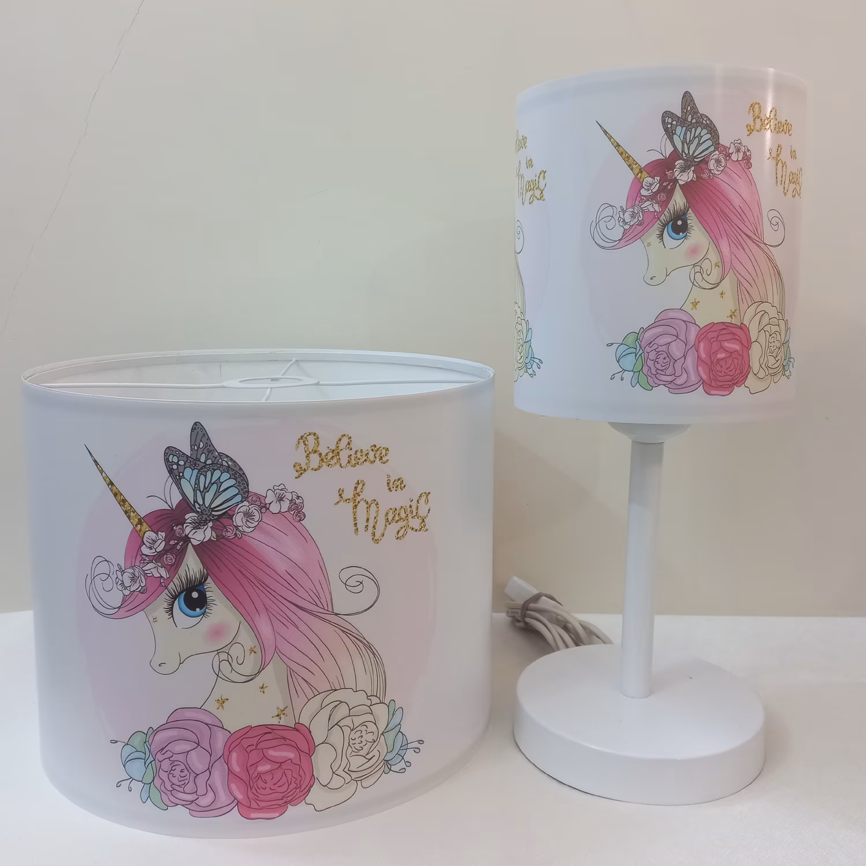 لوستر آباژور کودک طرح جذاب یونیکرن