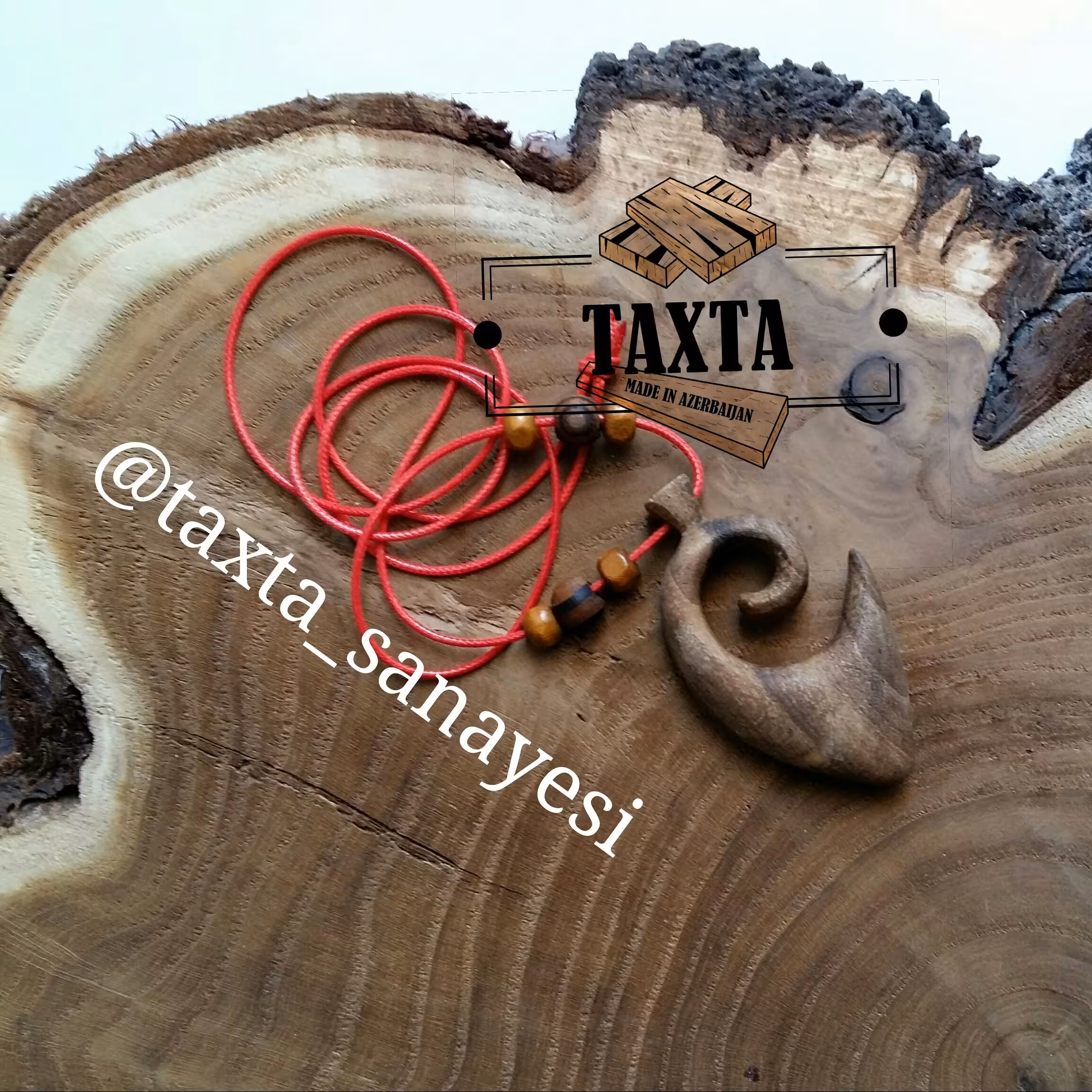 مدال چوبی طرح اشک