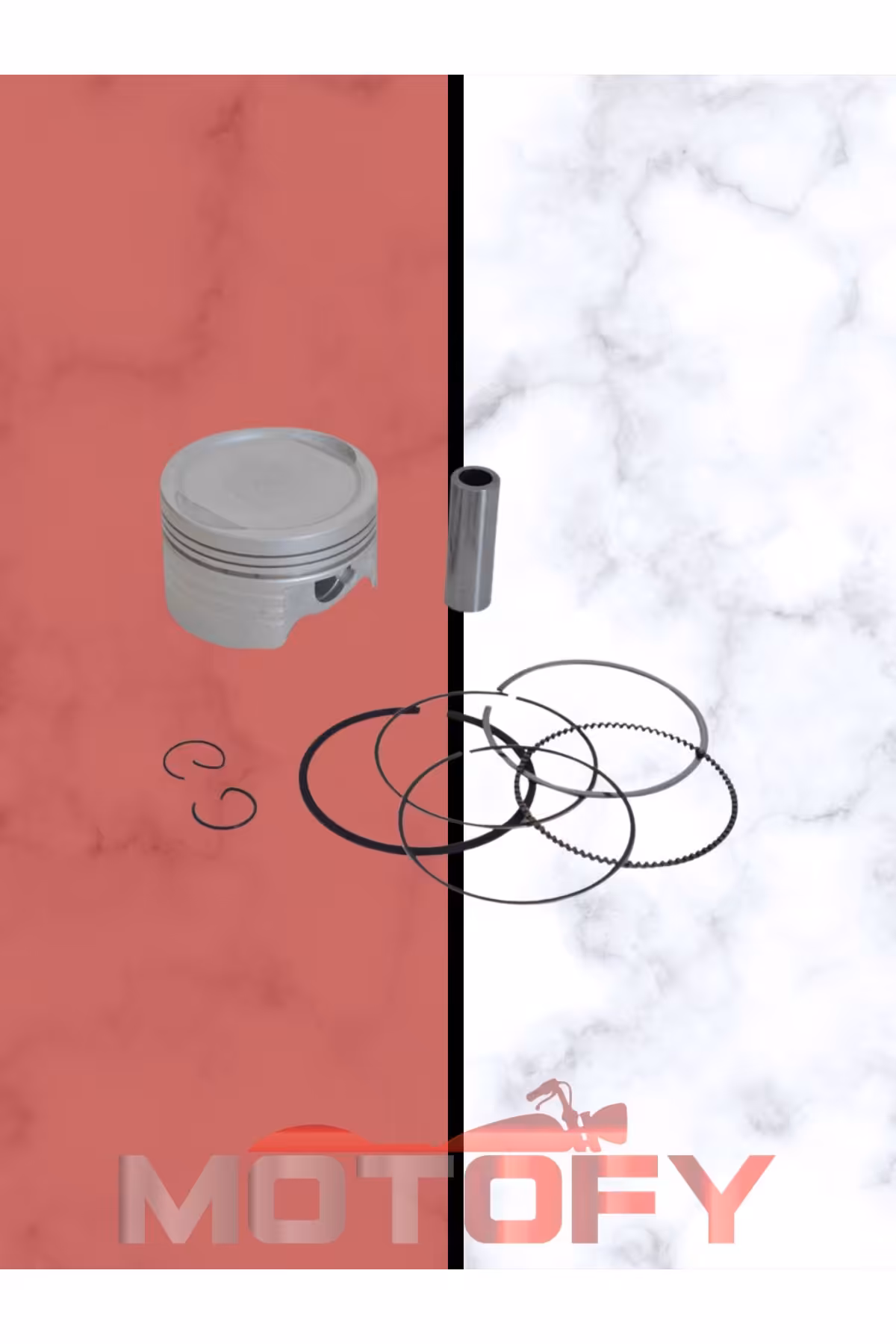 لوازم یدکی موتورسیکلت HONDA ACTAVA 100 PISTON SEGMAN IKYP 125 MOTOFY