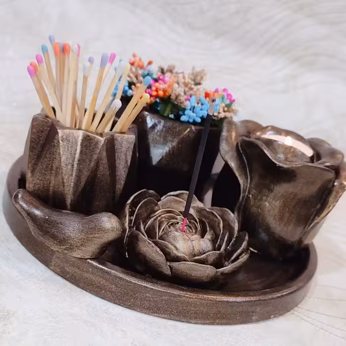 دکوری اکسسوری بتنی، سنگی پریماه کد04