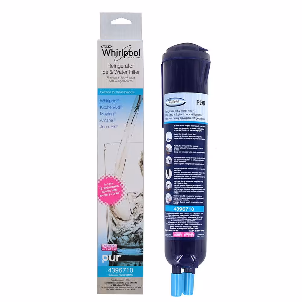 فیلتر تصفیه آب یخچال ویرپول مدل 4396710  (اصلی) (دو لول بلند )