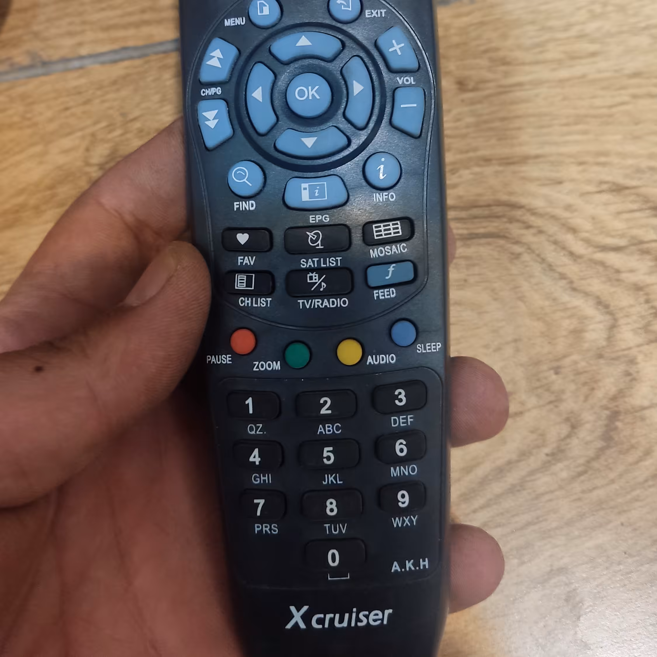 کنترل ماهواره ایکس کروزر  جدید سایز بزرگ لامپی 