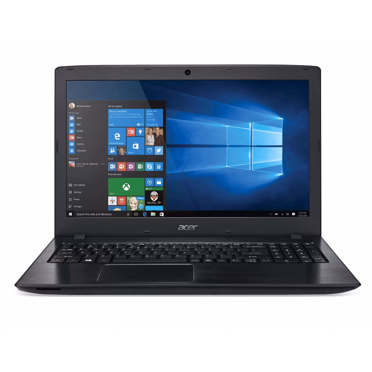 لپ تاپ ایسر Acer E5-576G پردازنده i7 7500U رم 16GB