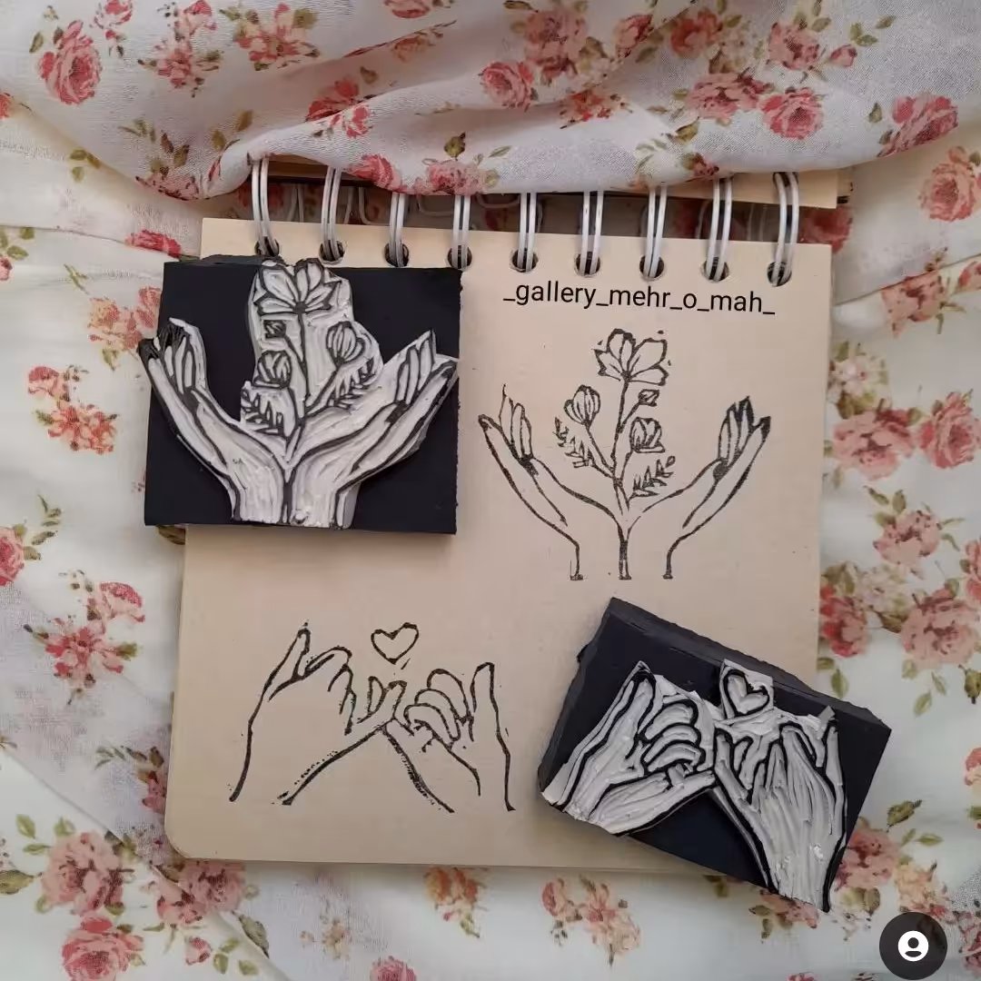 پک دو عددی مهر فانتزی لینولئوم