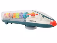 ترن چرخ دنده ای موزیکال و چراغدار اسباب بازی