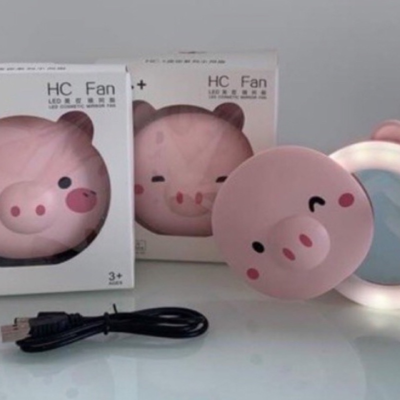 آینه چراغ دار و فن دار مدل HC fan