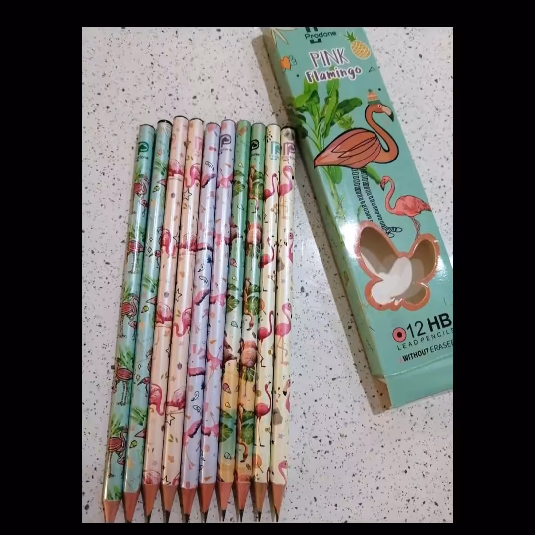 مداد مشکی طرح فلامینگو 