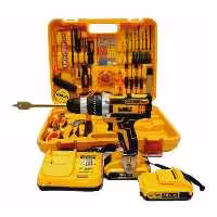 دریل شارژی دیوالت همراه با پک جعبه ابزار کامل