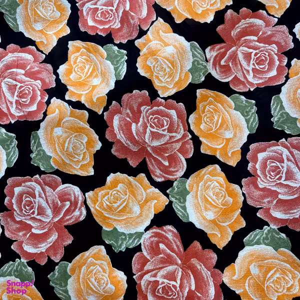 پارچه لباس مدل نخی گلدار کد 382