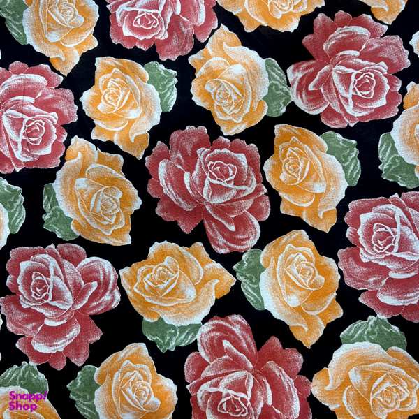 پارچه لباس مدل نخی گلدار کد 382