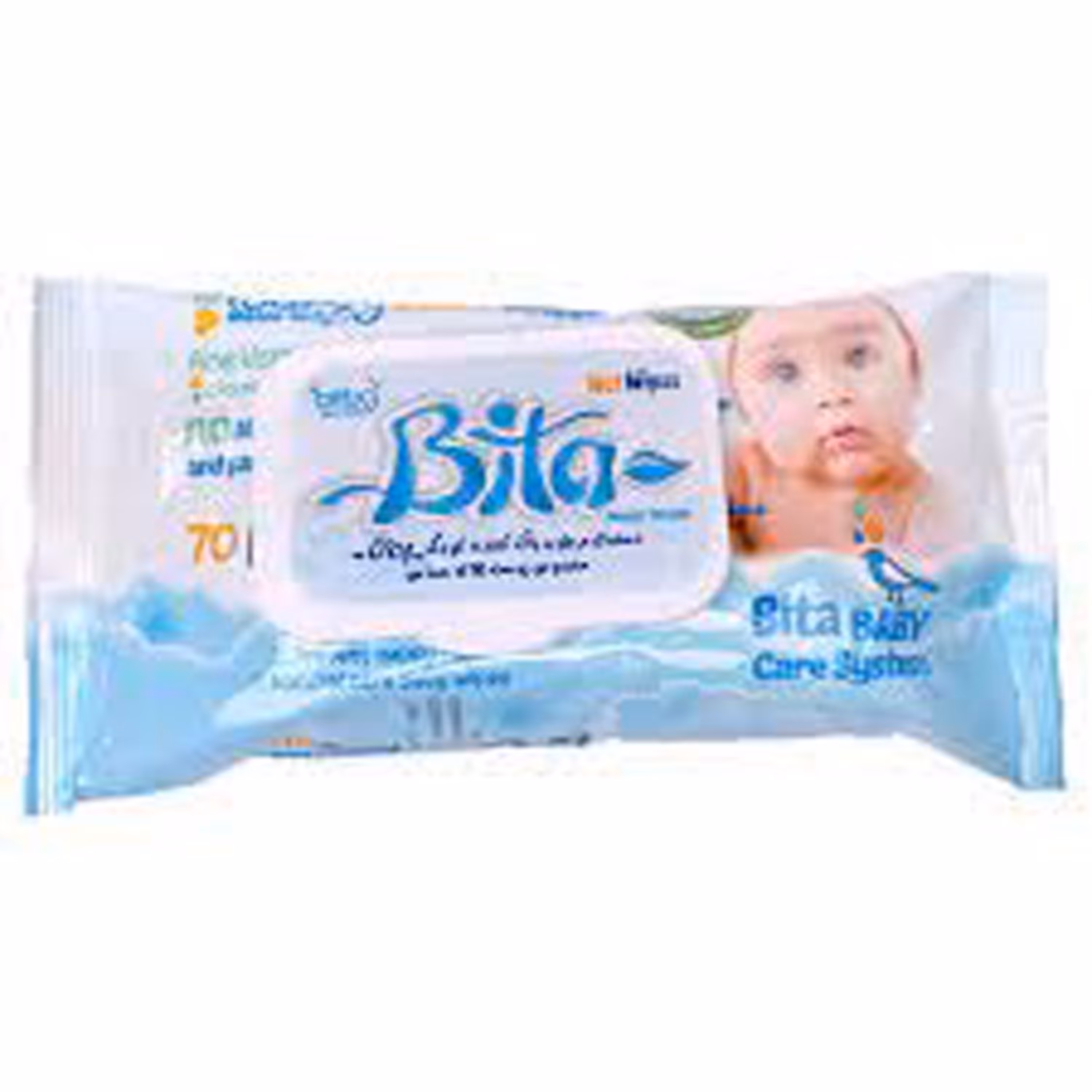 دستمال مرطوب بالشتی بیتا (70 ورقی)