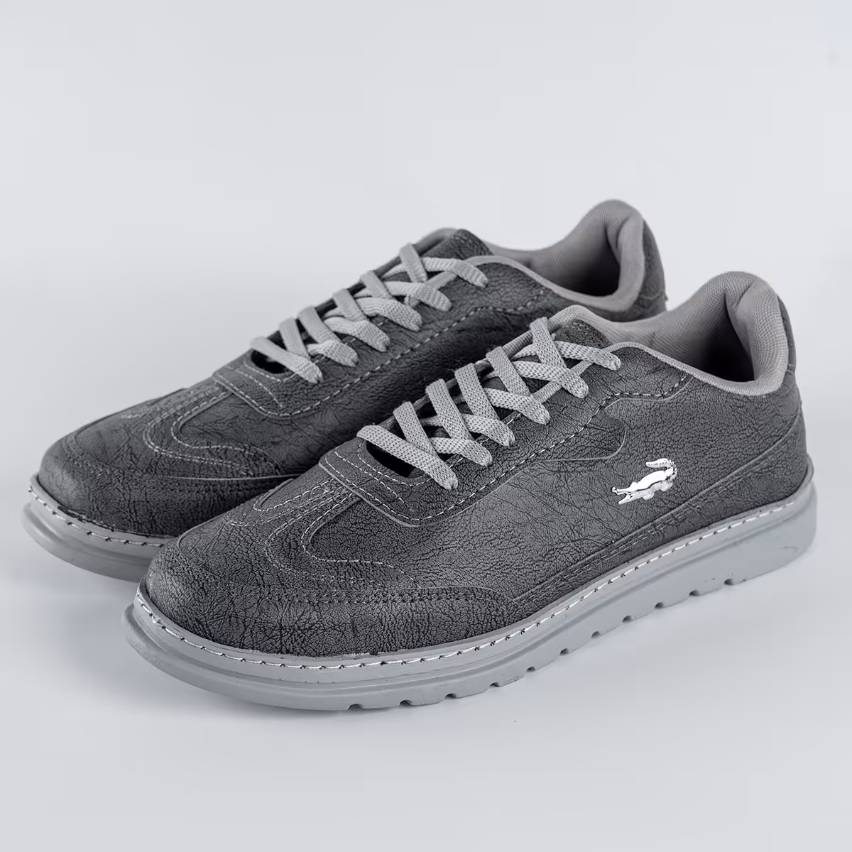 کفش تخت LACOSTE مردانه طوسی مدلHeron