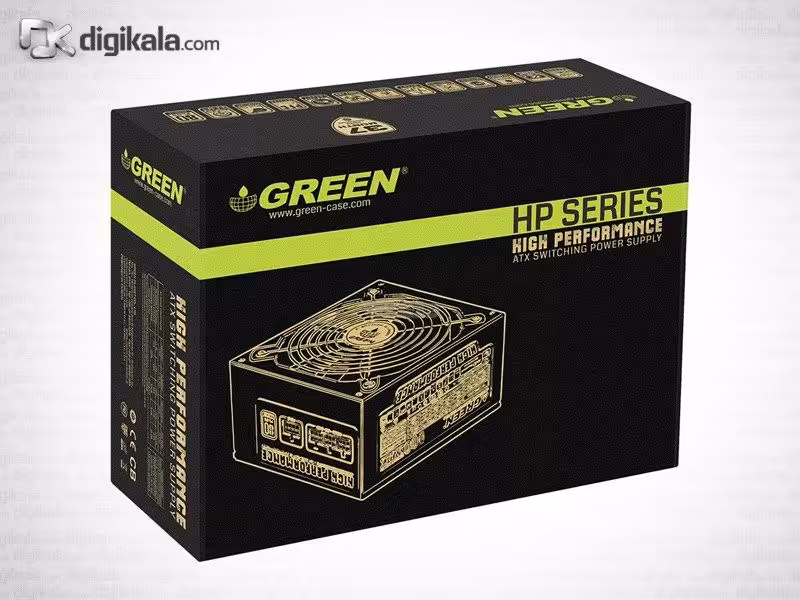 منبع تغذيه (پاور) کامپيوتر Green مدل GP600A-ECO - فروشگاه اینترنتی طیف سنتر