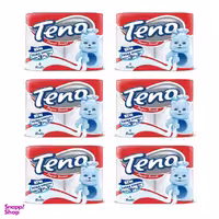 دستمال حوله ای تنو کد 02 شش بسته 4 عددی