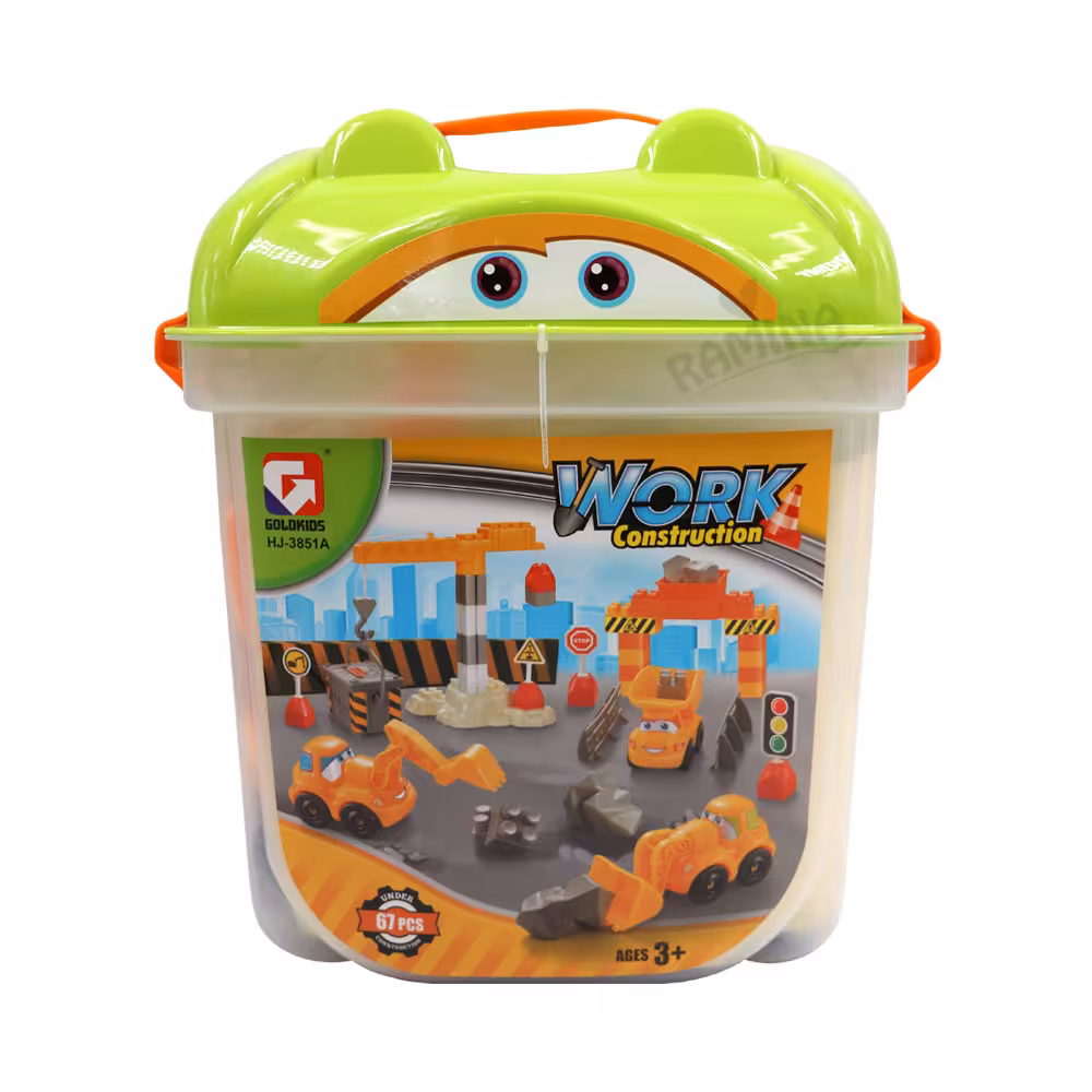 سازه بازی ماشین کار 67 عددی گلدکیدز Goldkids