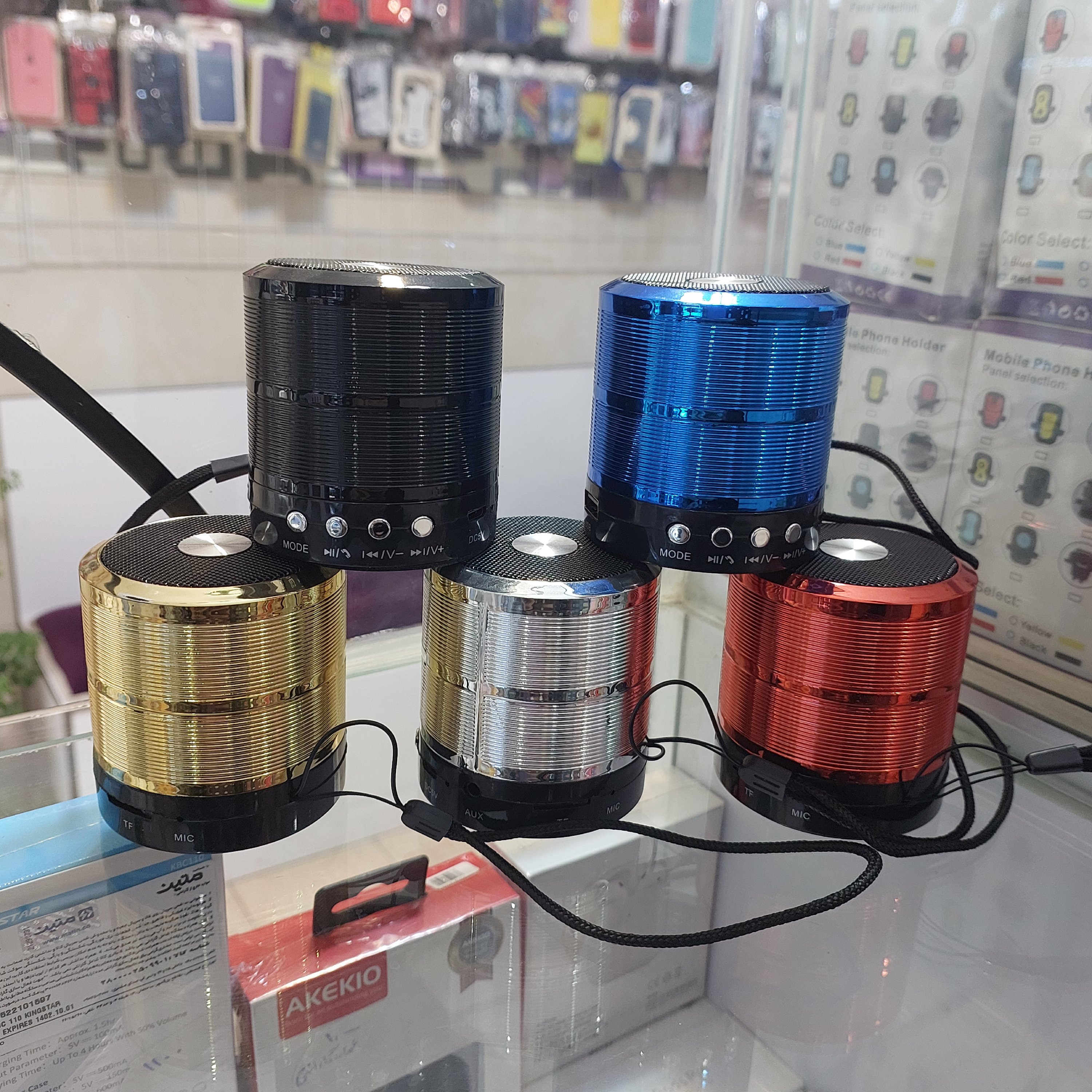 مینی اسپیکر قابل حمل با بند ws_887