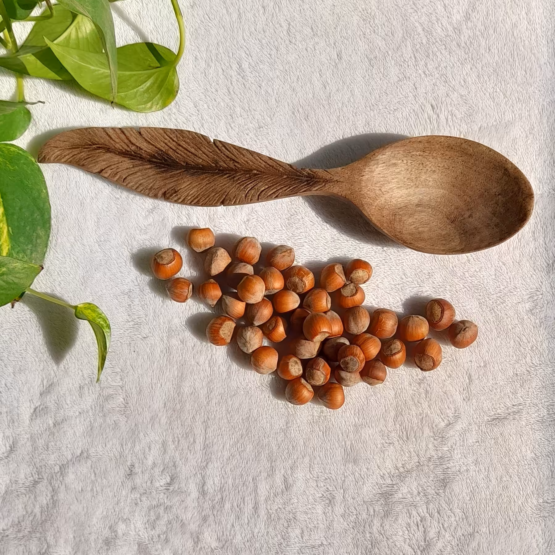 قاشق آجیل خوری چوبی