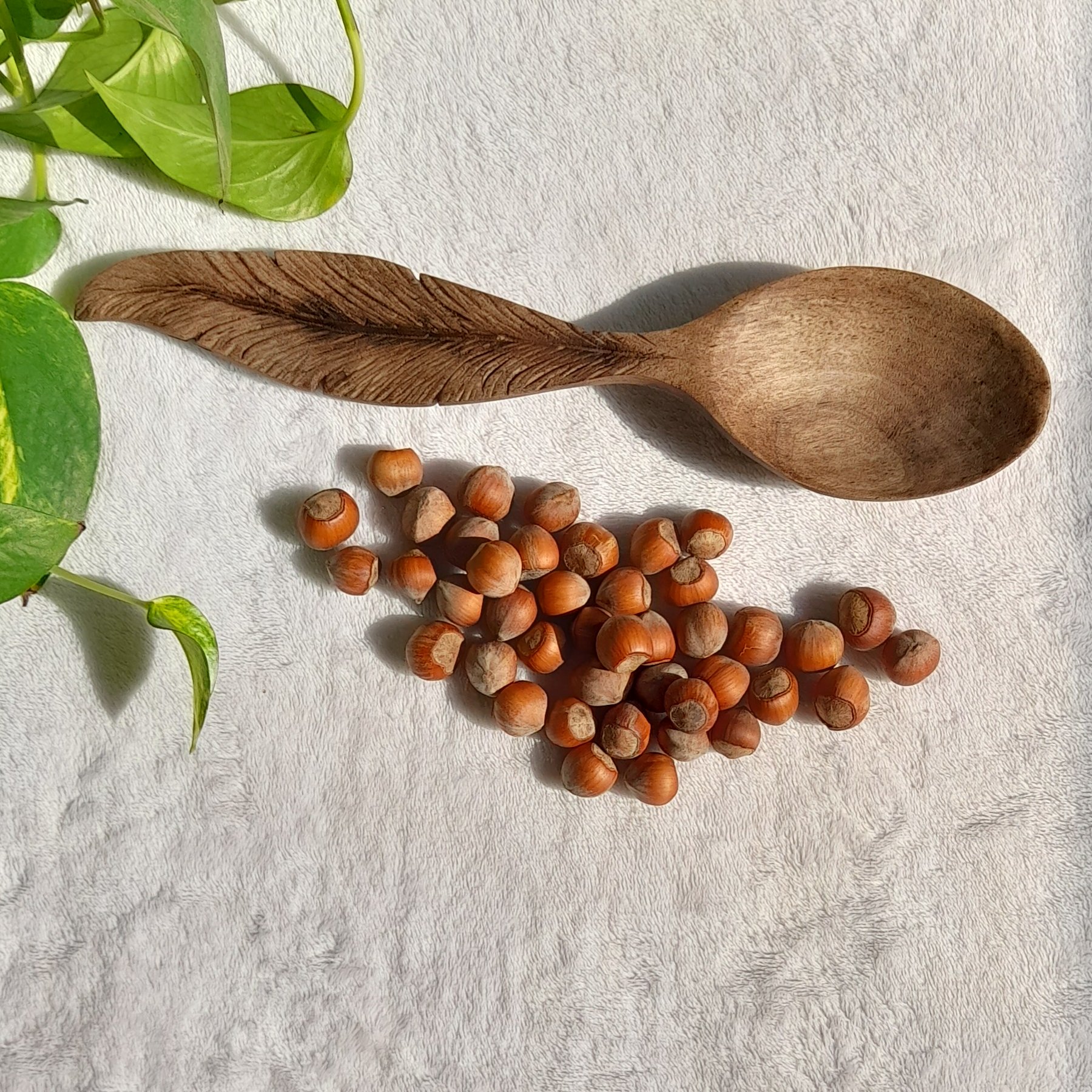 قاشق آجیل خوری چوبی