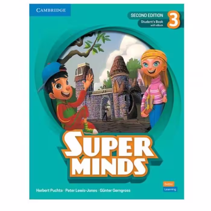 کتاب سوپرمایندز  super minds 3 (کتاب کار و کتاب دانش آموز و سی دی)