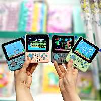 کنسول بازی دستی مدلG7 قابل حمل به همراه دسته بازی با 666 بازی متنوع گیم پد دسته بازی 