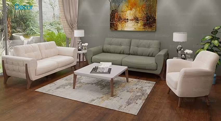 سرویس مبل راحتی نیلپر مدل نیوان Nivan NHSS993