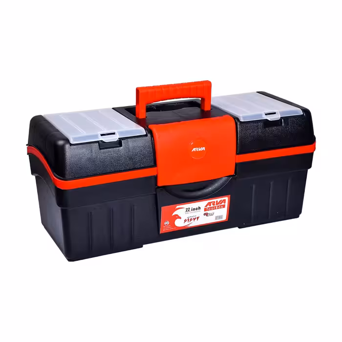 جعبه ابزار پلاستیکی 22 اینچ آروا مدل 4538