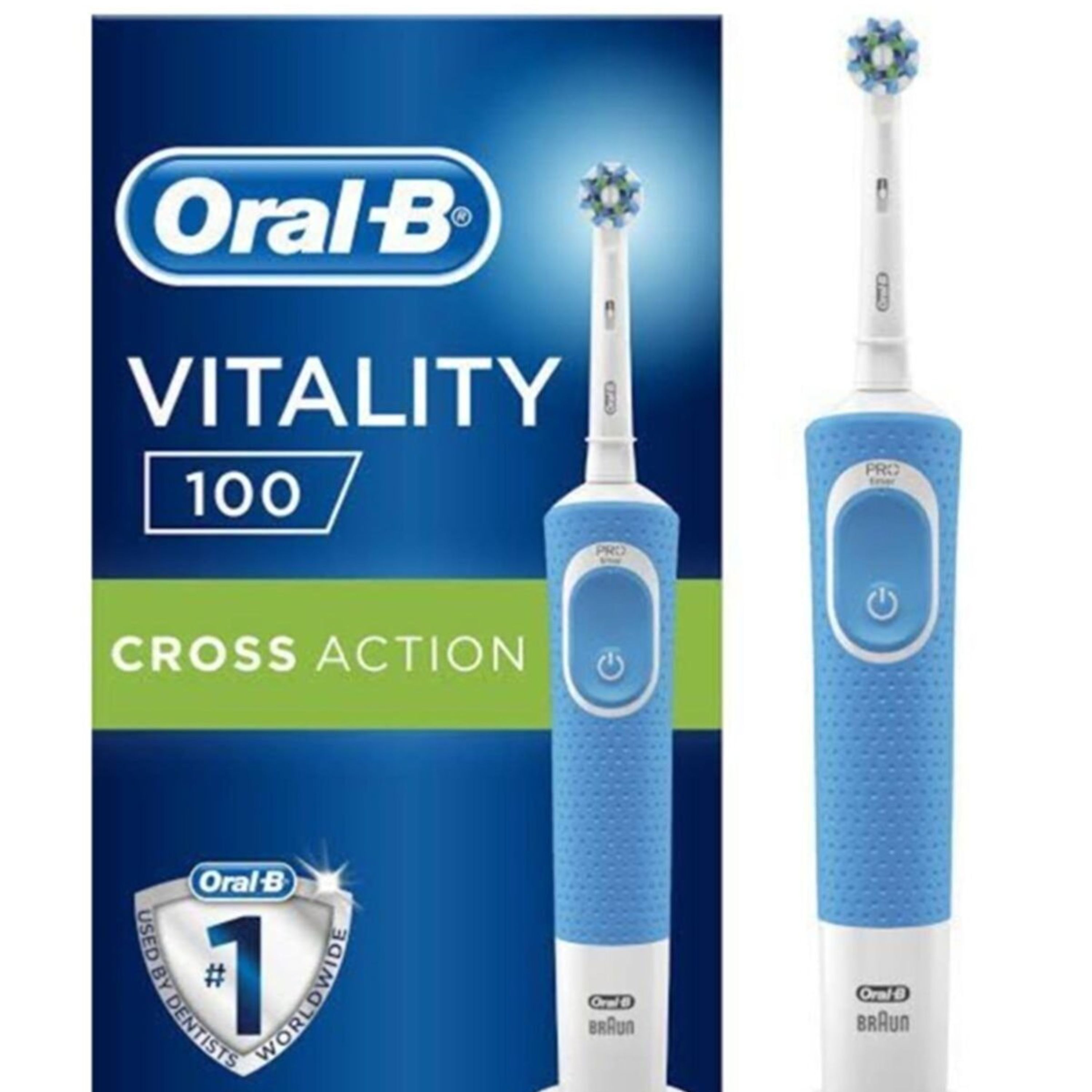 مسواک برقی اورال-  بی Vitality 100 رنگ آبی