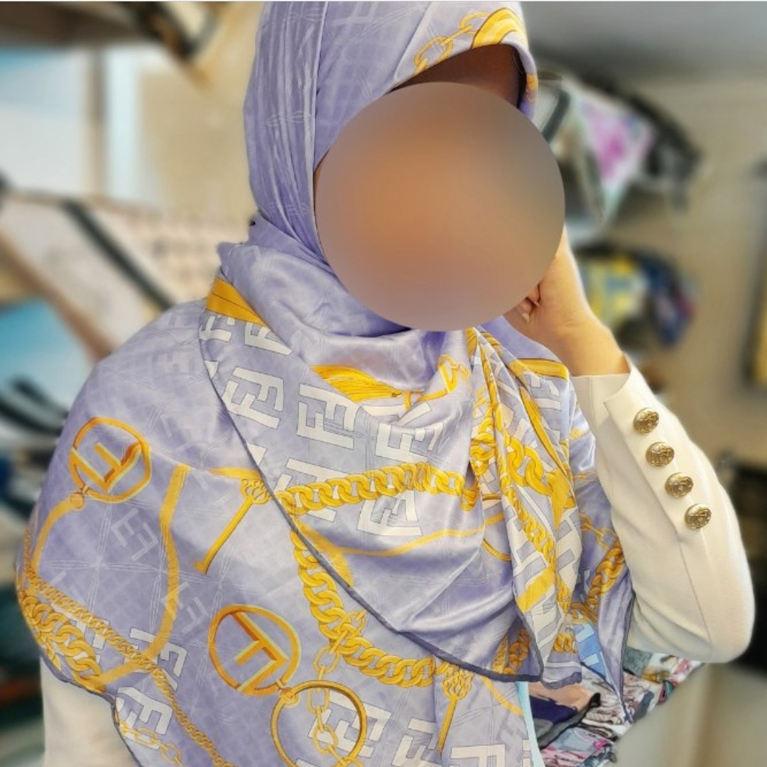 روسری ساتن ابریشم