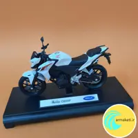 ماکت موتور هیوندا فلزی سفید ویلی