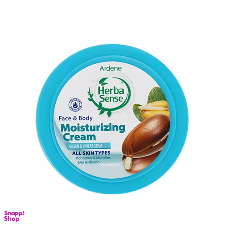 کرم مرطوب کننده هرباسنس آردن (Ardene) مدل Argan & Wheat Germ حجم 150 میلی لیتر
