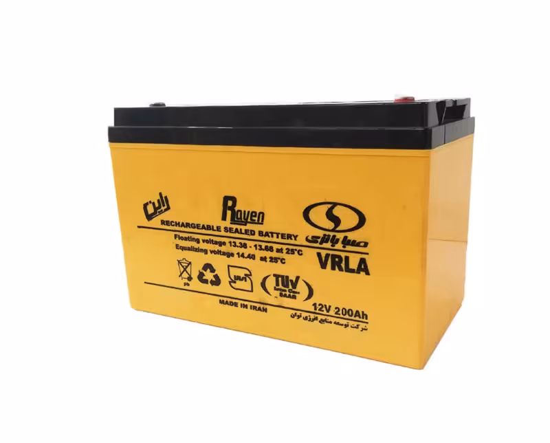 باتری یو پی اس صبا باتری سیلد لید اسید 12 ولت 200 آمپر ساعت