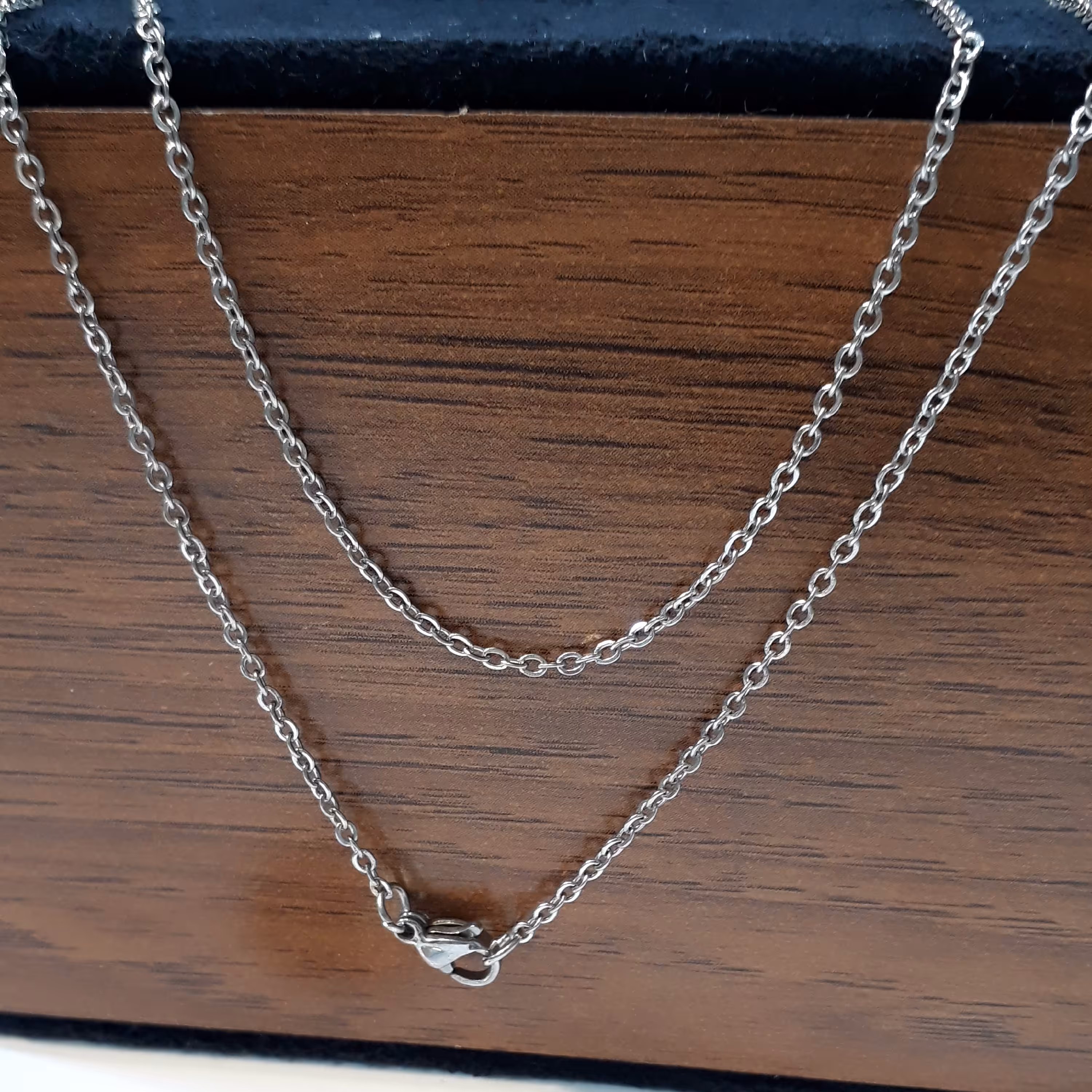 زنجیر استیل دیپلمات سیلور