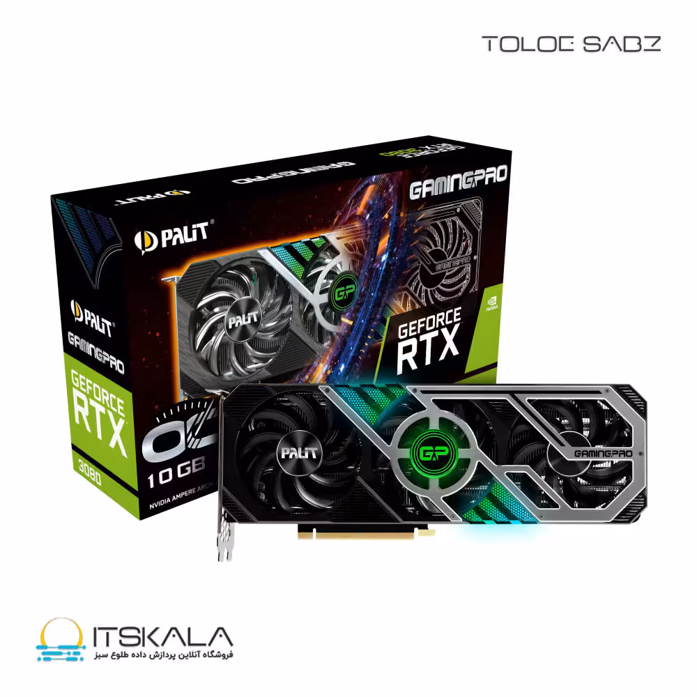 قیمت و خرید کارت گرافیک پلیت مدل GeForce RTX 3080 GamingPro OC | ITSKALA