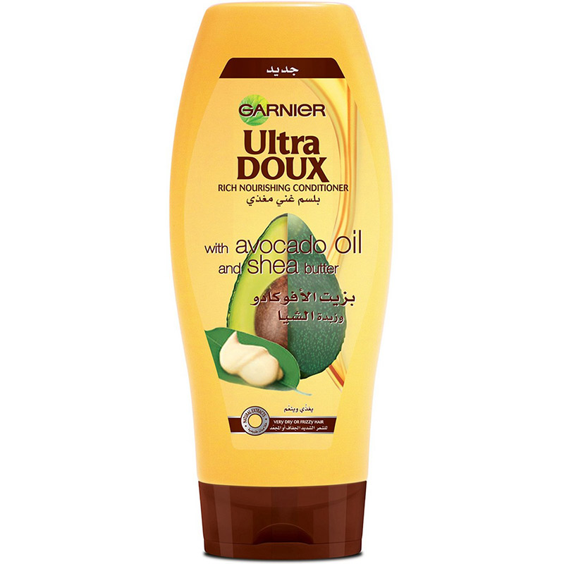 نرم کننده موی گارنیه مغذی آووکادو و شی باتر Garnier Ultra Doux Avocado Oil & Shea Butter Conditioner